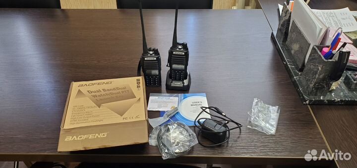 Портативная рация Baofeng UV 82 комплект из 2 шт