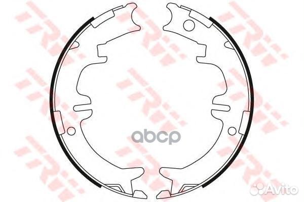 Колодки тормозные барабанные зад GS8446 TRW