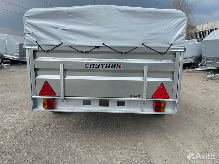 Прицеп легковой Спутник 2,0х1,3x5 с высоким бортом