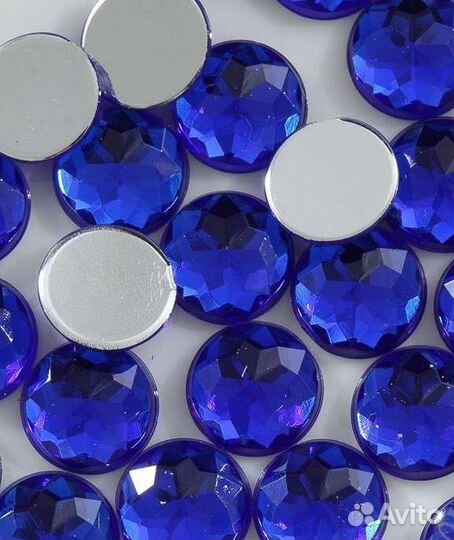 Стразовые серединки 14 мм