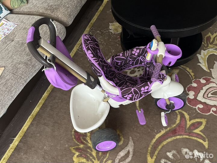 Детский велосипед с ручкой