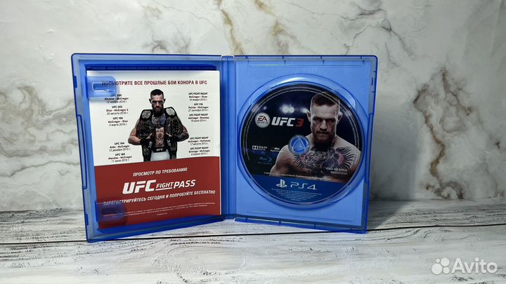 Игра для приставки ps4 ufc 3 оригинал