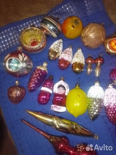 Елочные игрушки СССР одним лотом