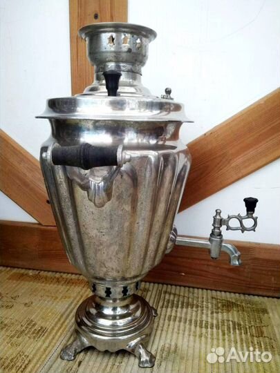 Самовар жаровый(на дровах) 4-4,5литровый