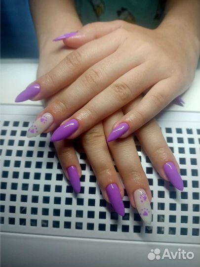 Маникюр с покрытием гель лак
