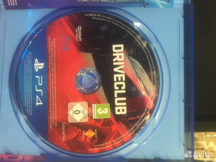 Drive Club ps4