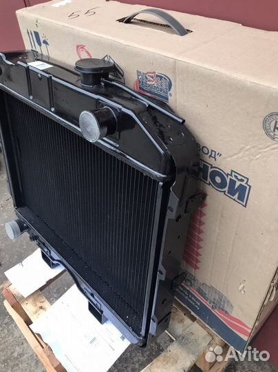 Радиатор УАЗ 2 ряда Медь Новый
