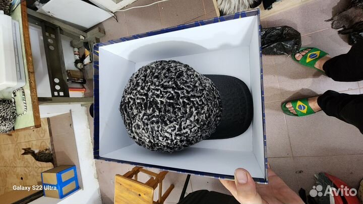 Бейсболка каракуль кепка