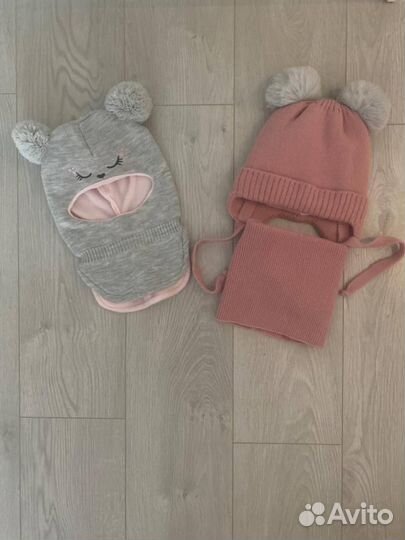 Шапки для девочки 3-4 года