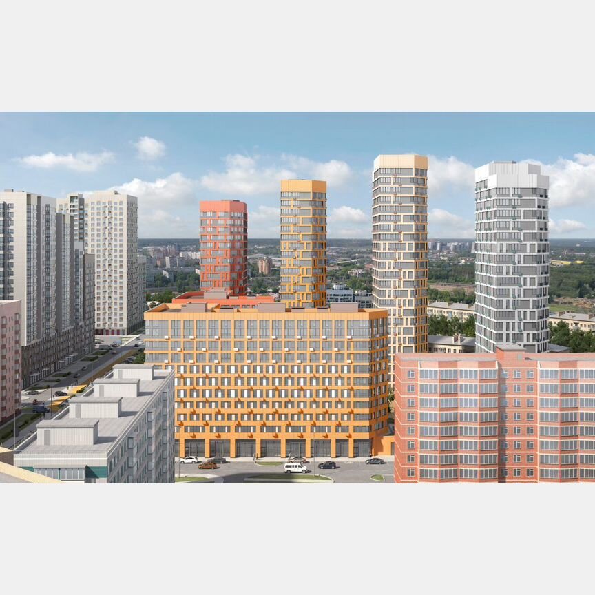 2-к. квартира, 58,5 м², 8/25 эт.