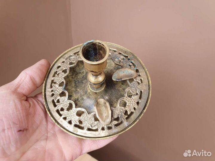 Подсвечник бронза ри