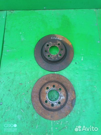 Передние тормозные диски renault logan