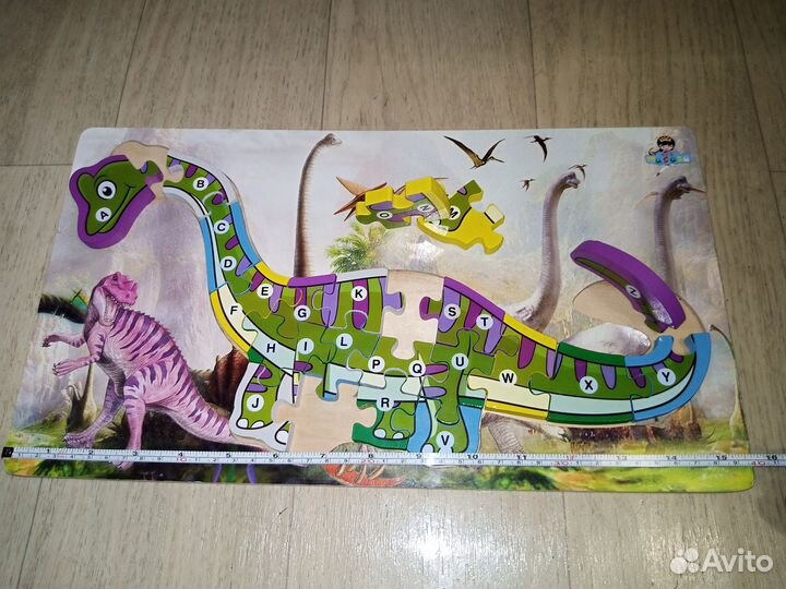 Большие деревянные пазлы для малышей