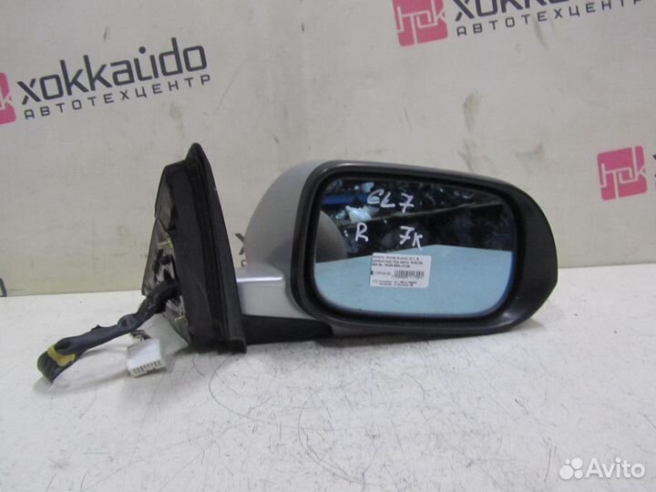 Зеркало, Honda Accord, CL7, R, серебристый, Код ц