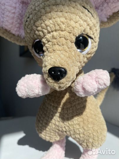 Игрушка ручной работы Тушканчик