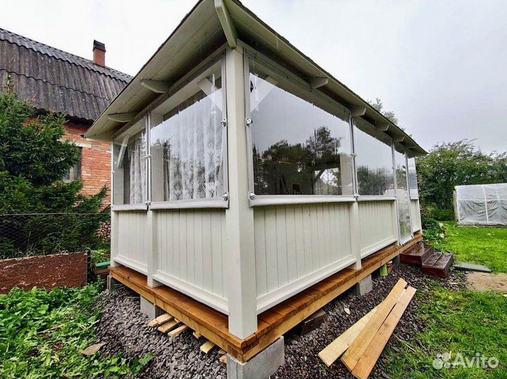 Мягкие окна для беседки