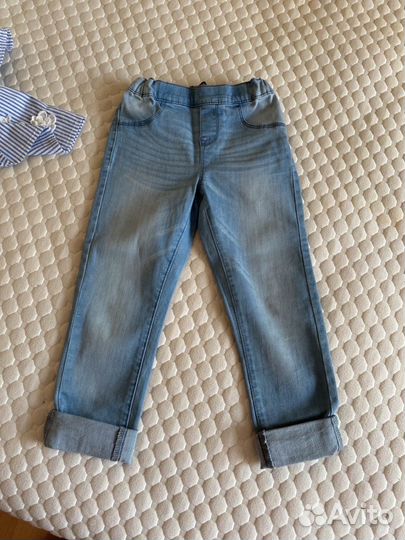 Блузка и джинсы летние для девочки на 3 -3,5 года
