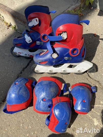 Ролики детские oxelo 30-32 размер