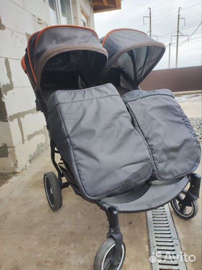 Прогулочная коляска для двойни бу