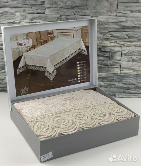 Новый велюровый скатерть 160x260