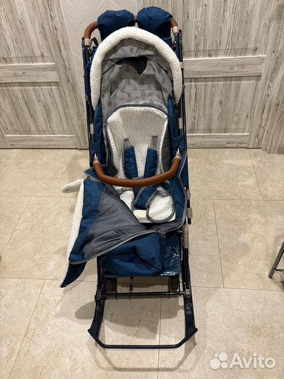 Санки коляска ника