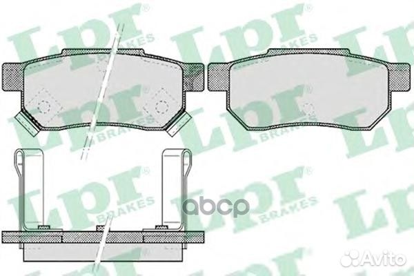 Комплект тормозных колодок 05P506 05P506 Lpr
