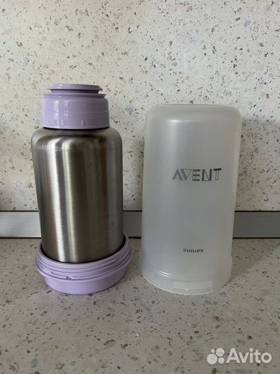 Подогреватель для бутылочек с термосом avent
