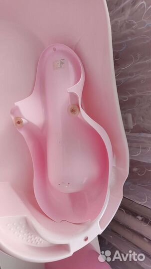 Ванночка для купания с горкой+ горшок