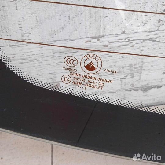 Стекло заднее Geely CK (Otaka) I