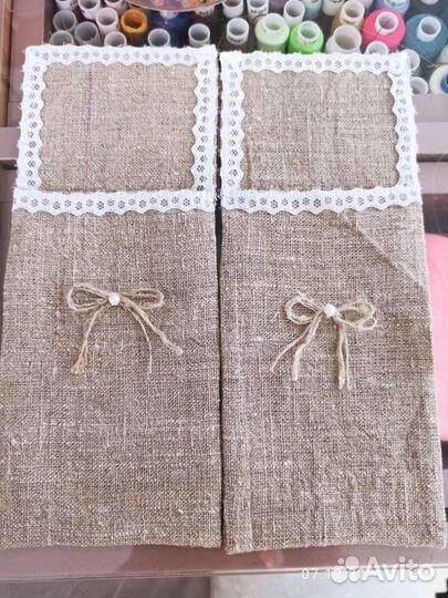 Подарочные мешки, ёлочные украшения, сервировка ст