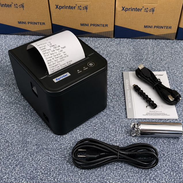 Принтер чеков Xprinter (Usb/Lan/Cash) 80 мм