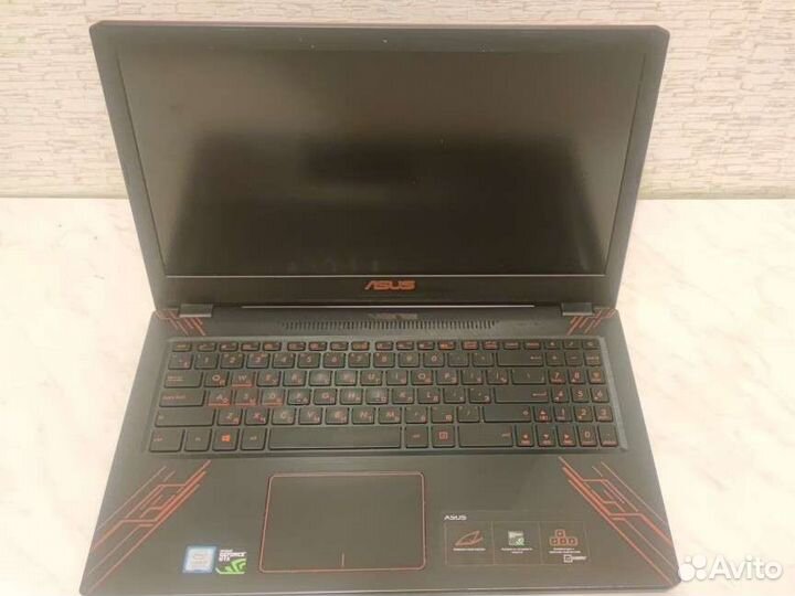 Игровой ноутбук asus fx570ud-dm191t