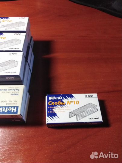 Степлер, Скобы для степлера № 10