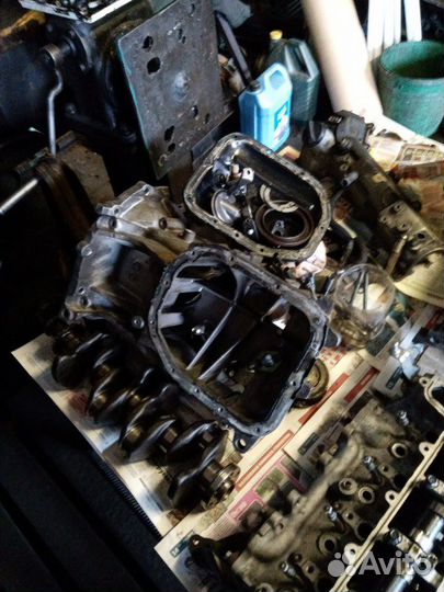 Двигатель 1ND в разборе