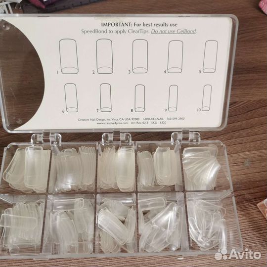 Набор для наращивания ногтей. Цена за всё