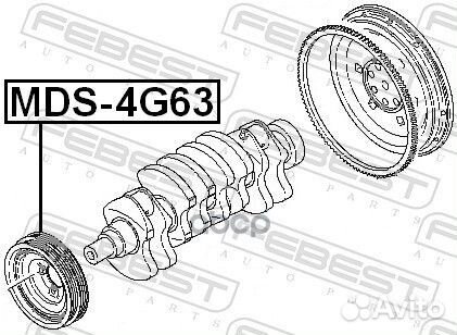 Шкив коленвала 4G63 (mitsubishi galant E55A/E75