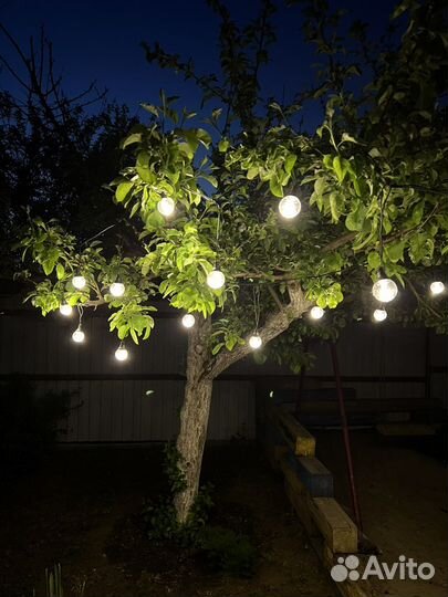 Ретро гирлянда уличная