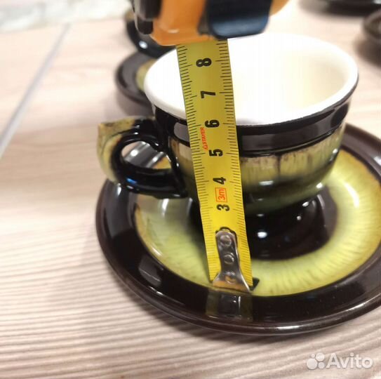 Кофейный сервиз СССР майолика Зик 