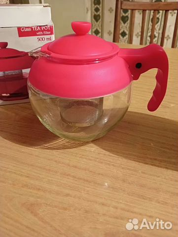 Чайник стеклянный с фильтром 500мл