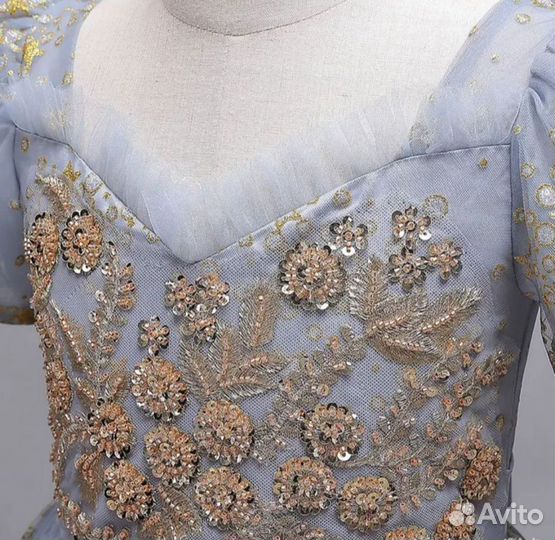 Платье нарядное новогоднее 140