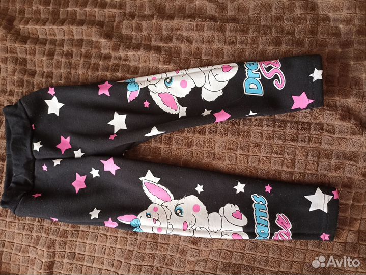 Лосины на меху для девочки