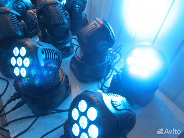 Вращающиеся светодиодные головы Wash 7*12w новые