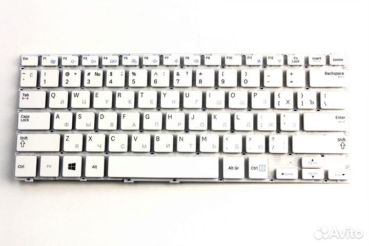 Клавиатура для ноутбука Samsung NP915S3 белая p/n