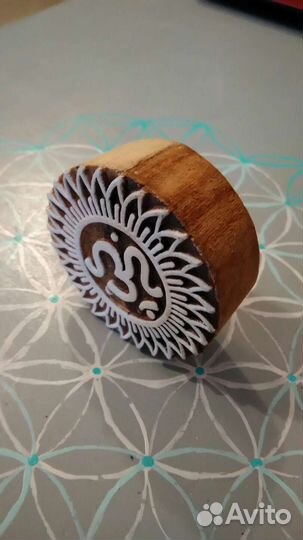 Штампы из дерева по ткани