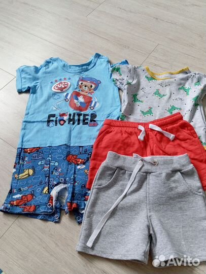 Вещи пакетом на рост 80