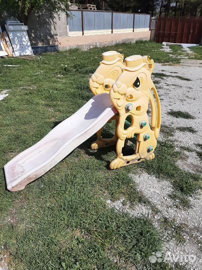 Детская горка пластиковая уличная бу