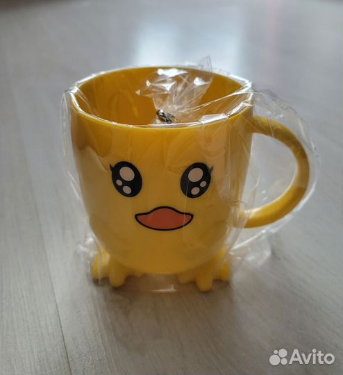 Кружка детская подарочная утенок новая