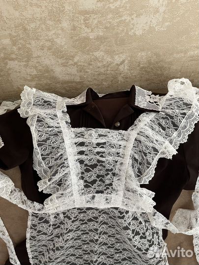 Школьная форма с фартуком на последний звонок