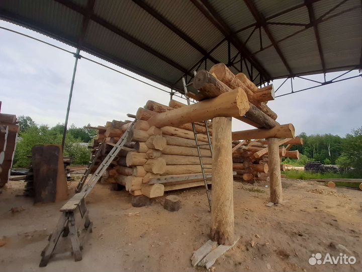 Баня из бревна