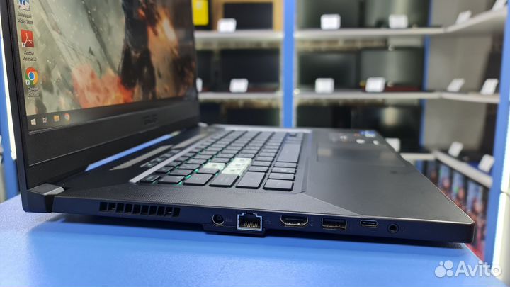 Игровой ноутбук Asus i7-11370H 16gb RTX 3060 6gb